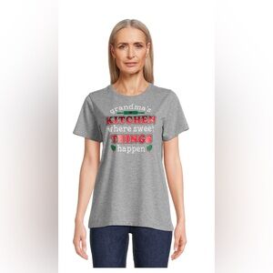 Way To Celebrate women’s Grandma’s Kitchen graphic Christmas tee; size: various